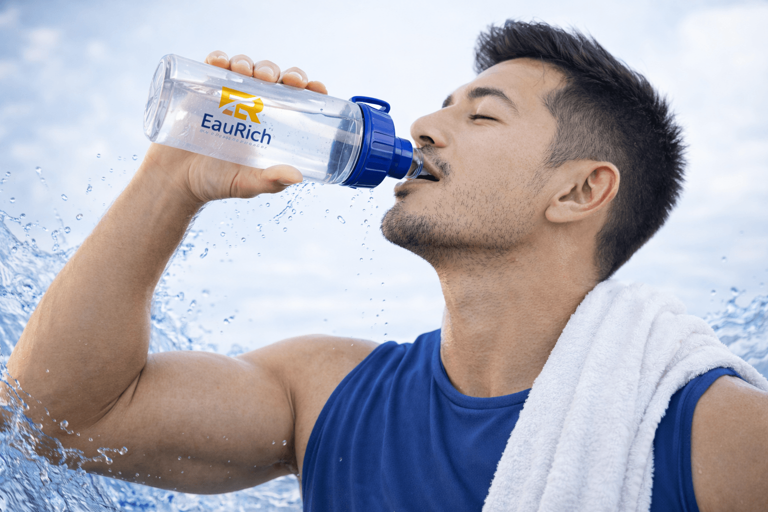 Sportif hydraté avec EauRich